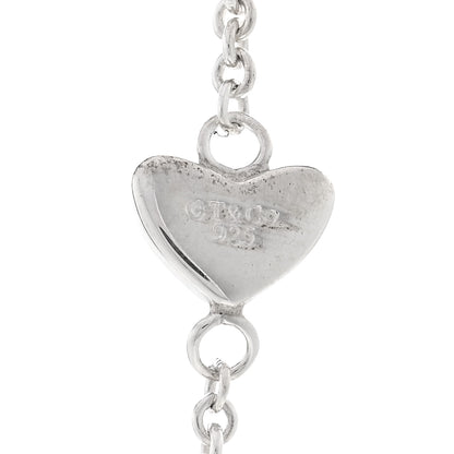 Tiffany Sterling Silver Heart Lariat Necklace 4 of 4