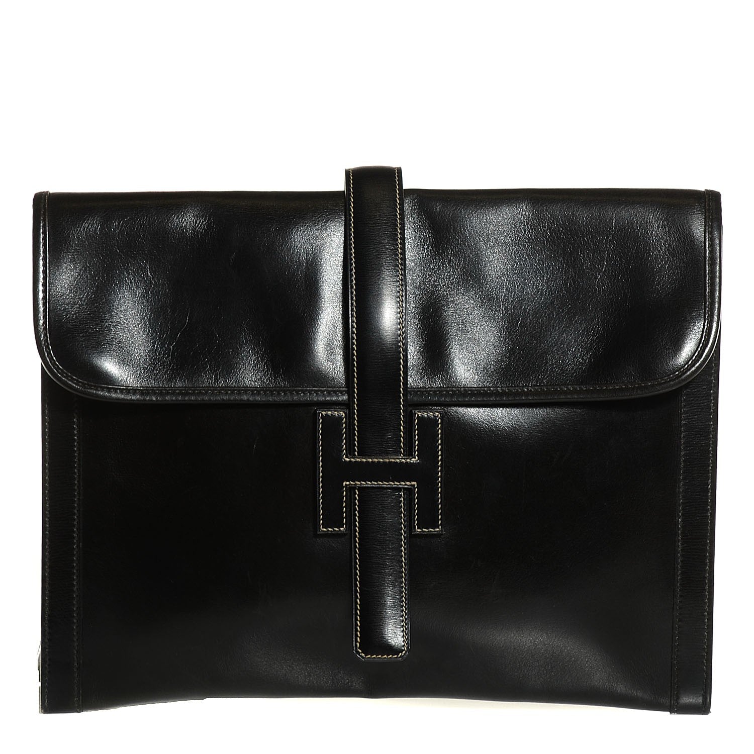 Hermes Box Jige GM Clutch Black 1 of 10