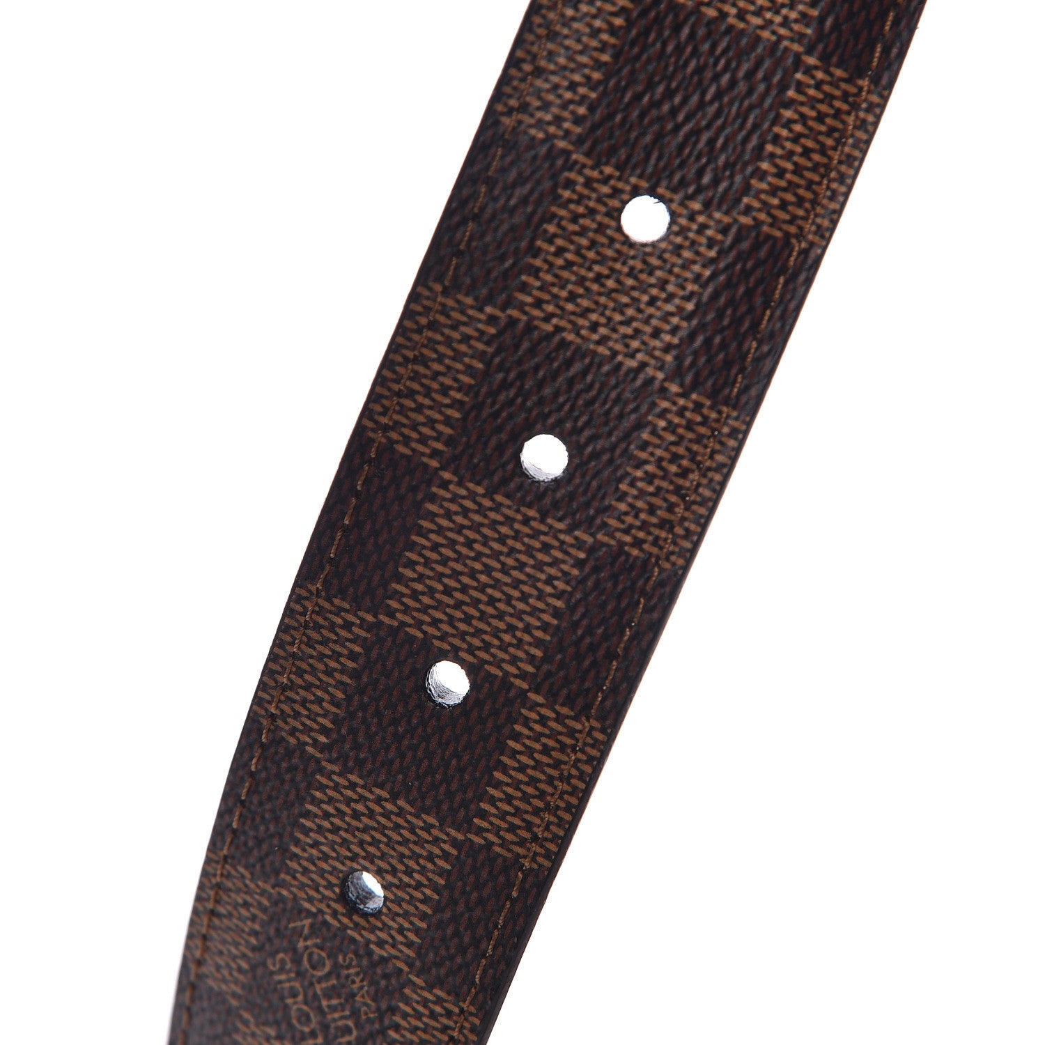 Louis Vuitton Damier Ebene Riveted Belt 110 44 8 of 8