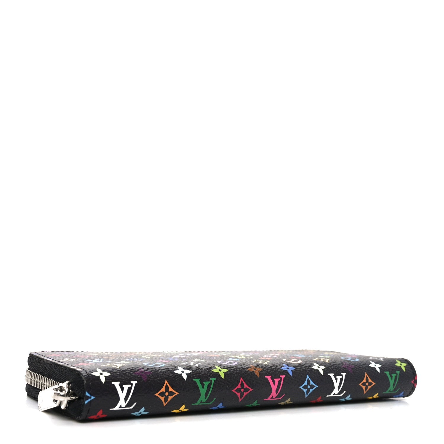 Louis Vuitton LV X TM Monogram Multicolor Clemence Wallet Black 4 of 6