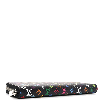 Louis Vuitton LV X TM Monogram Multicolor Clemence Wallet Black 4 of 6