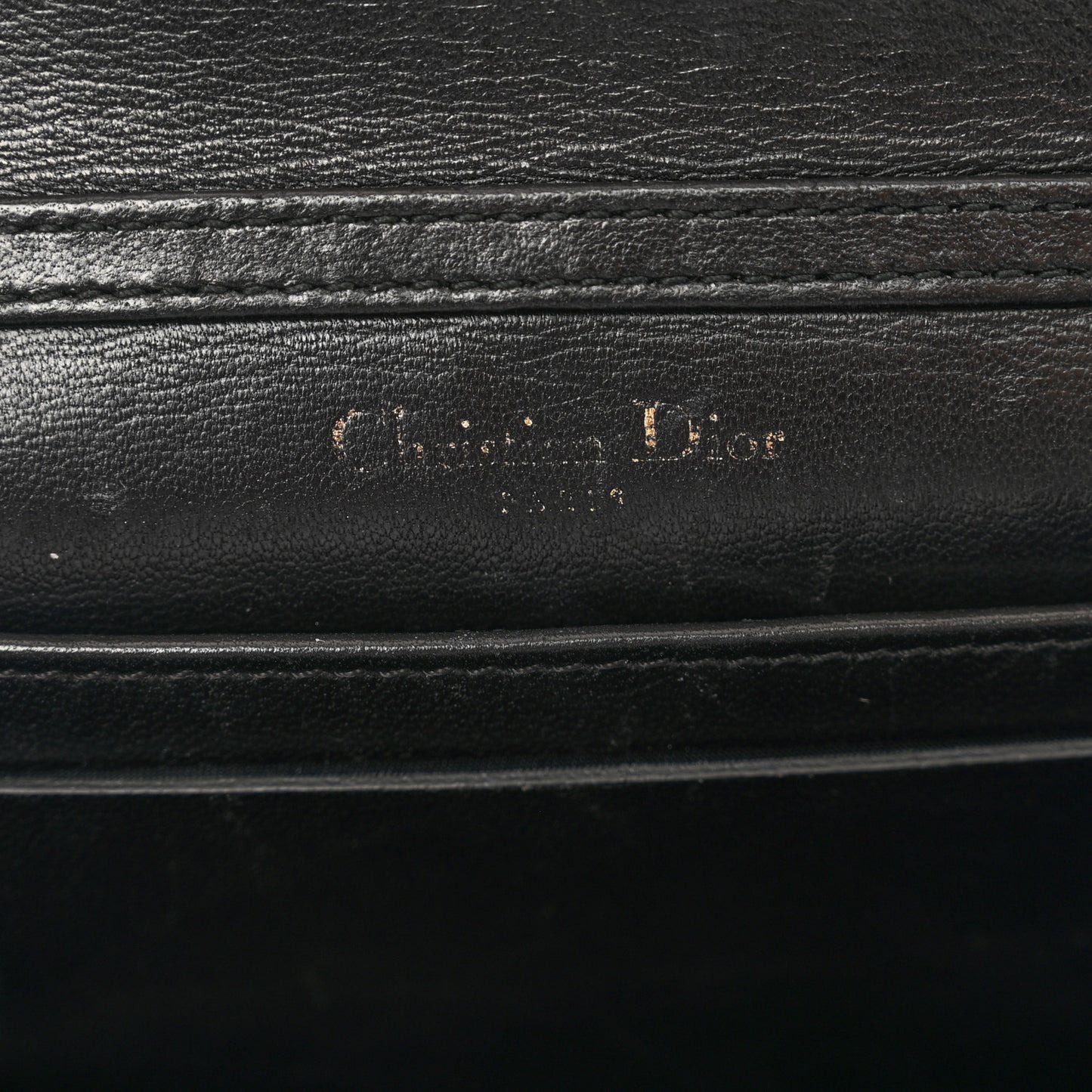 Lambskin Baby Diorama Flap Bag Black