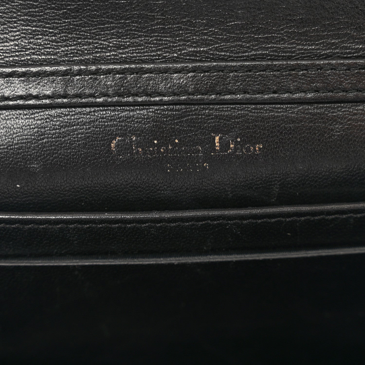 Christian Dior Lambskin Baby Diorama Flap Bag Black 6 of 8