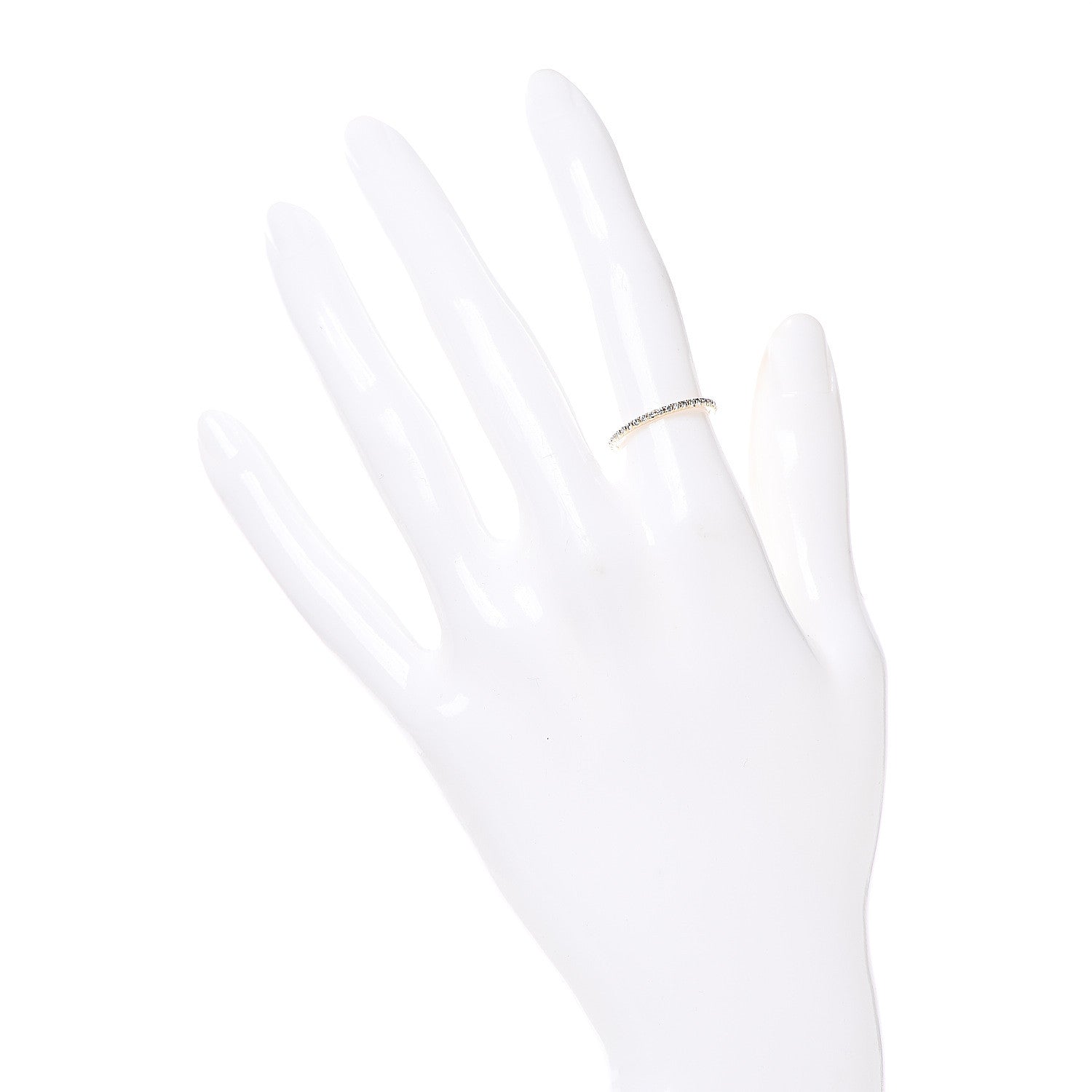 Tiffany 18K Yellow Gold Diamond Metro Ring 49 5 2 of 5