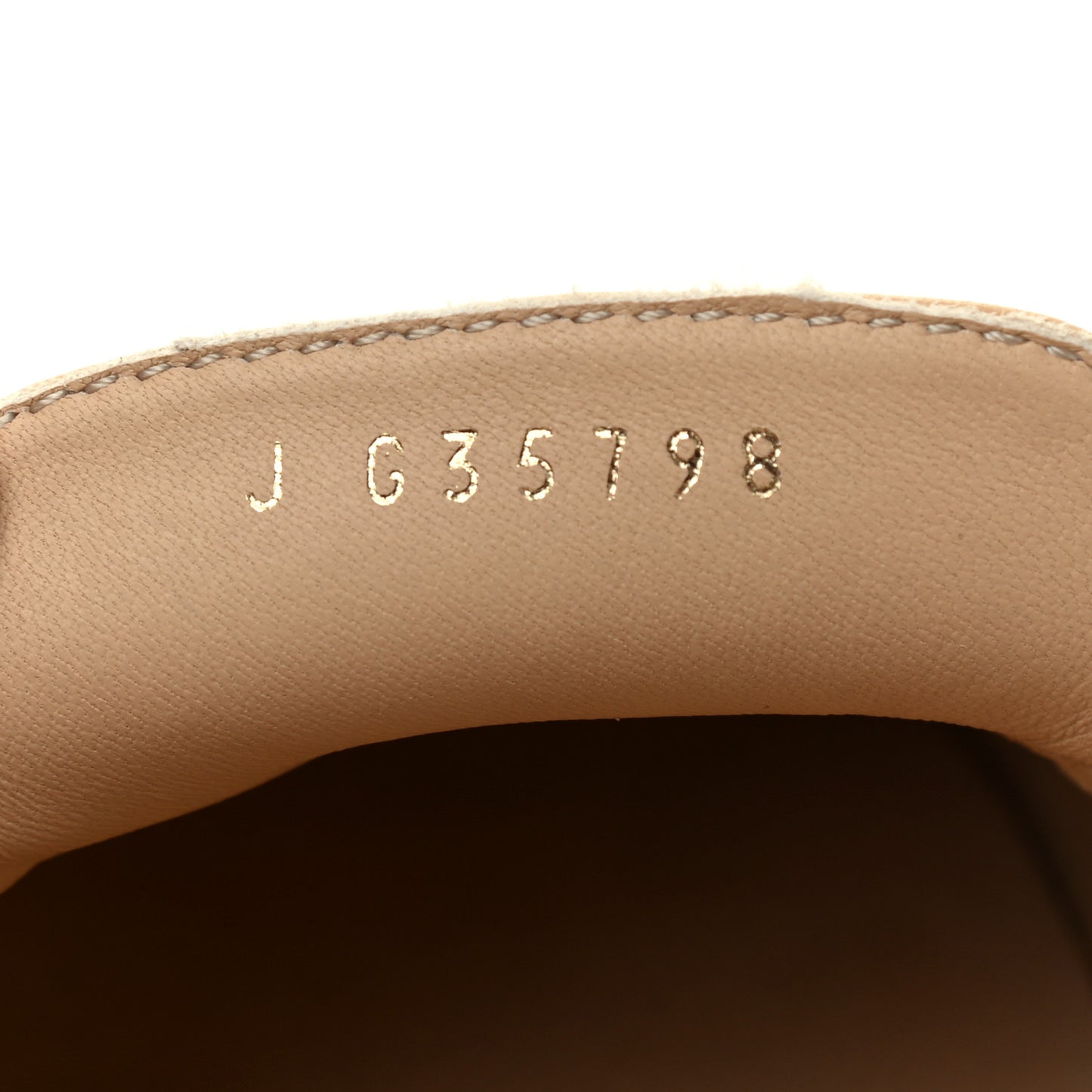 Lambskin Pearl CC Mules 40 Beige