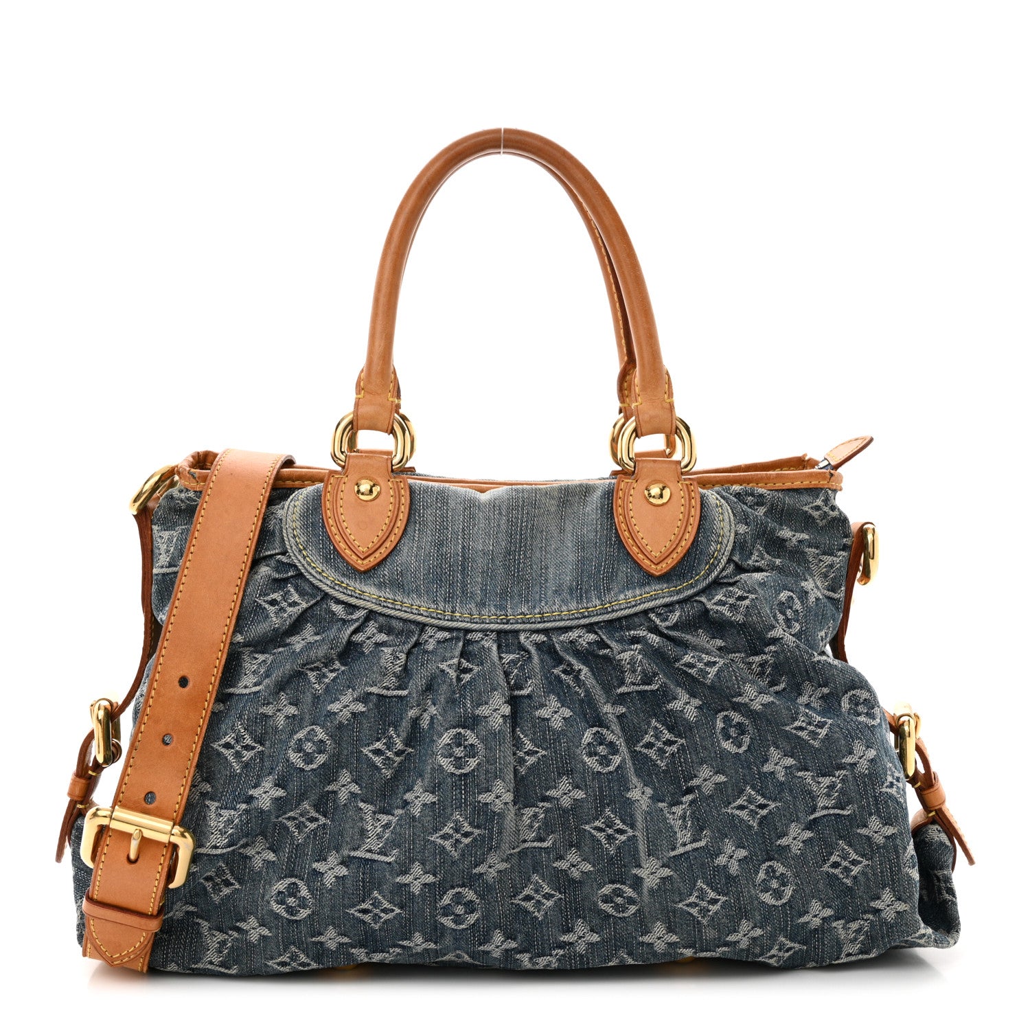 Louis Vuitton Denim Neo Cabby MM Blue 1 of 20