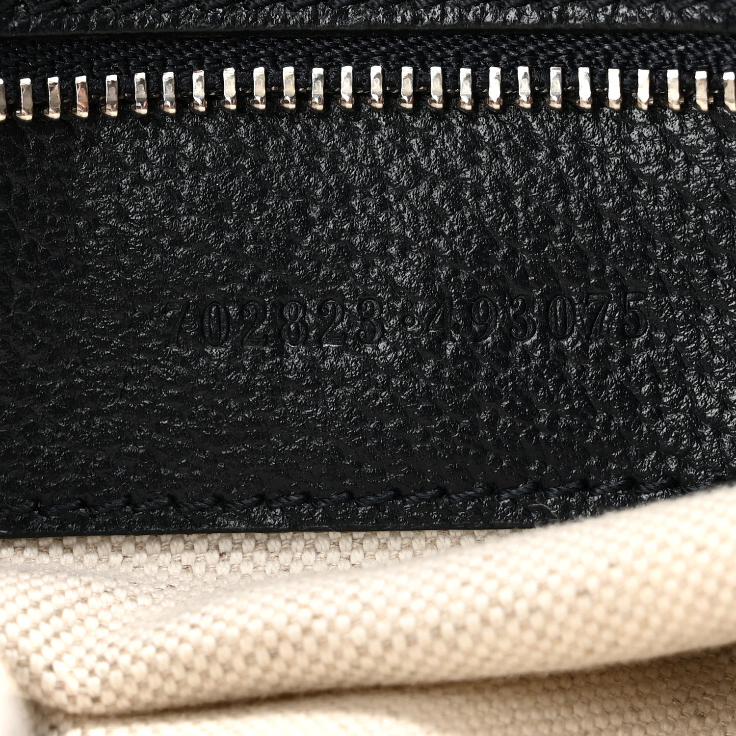 Gucci GG Supreme Monogram Textured Calfskin Web Large Attache Shoulder Bag  Beige Blue 7 of 10