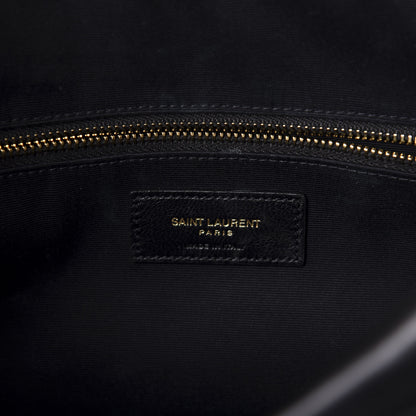 Saint Laurent Calfskin Matelasse Joan Camera Bag Black 8 of 12