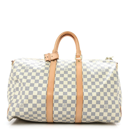 Louis Vuitton Damier Azur Keepall Bandouliere 45 1 of 12