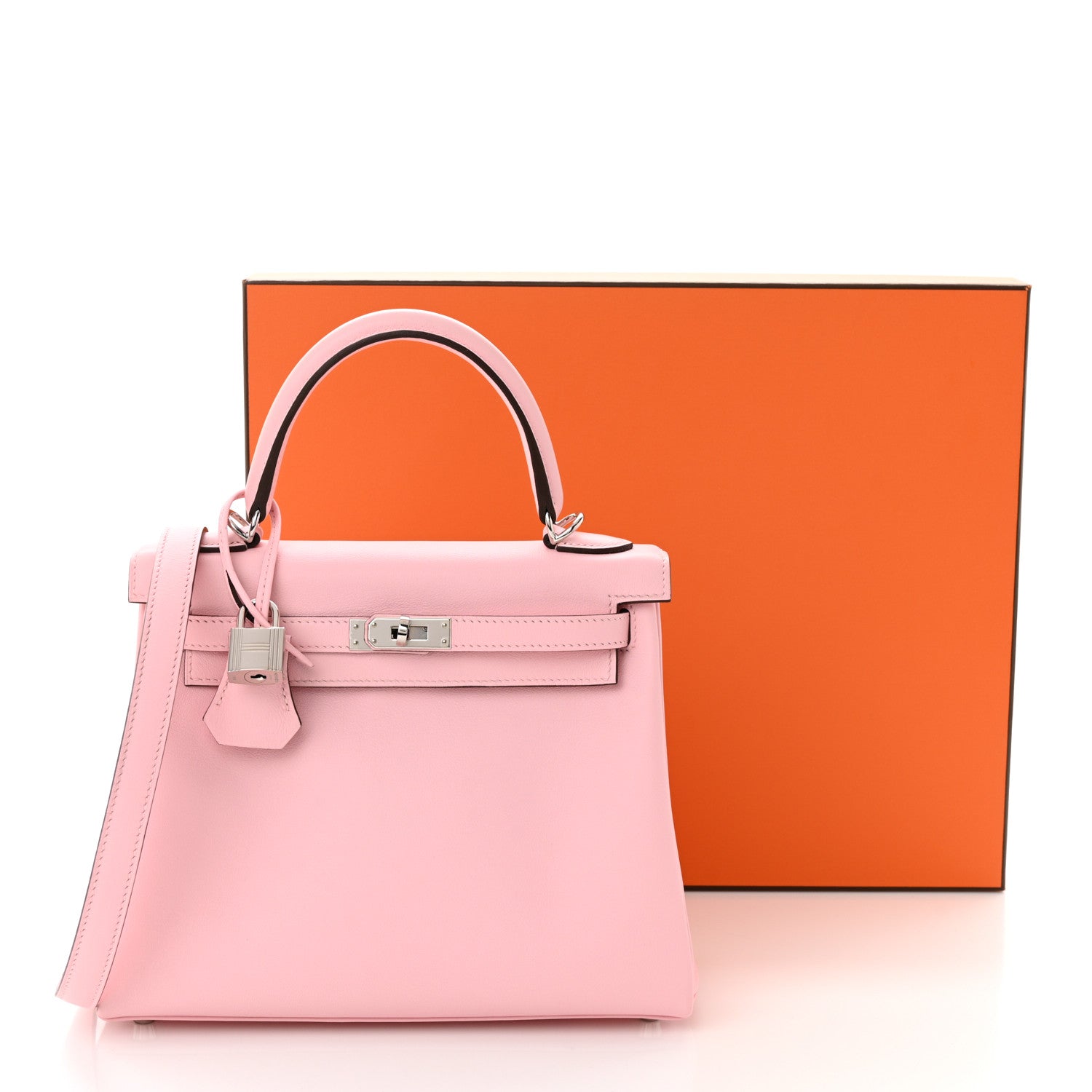 Hermes Swift Kelly Retourne 25 Rose Sakura 14 of 14