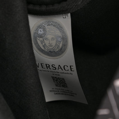 Versace Nylon Logo Belt Bag Black White 7 of 9