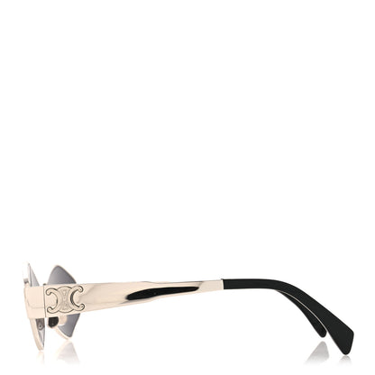 Celine Metal Triomphe 02 Sunglasses CL40254U Silver 3 of 8