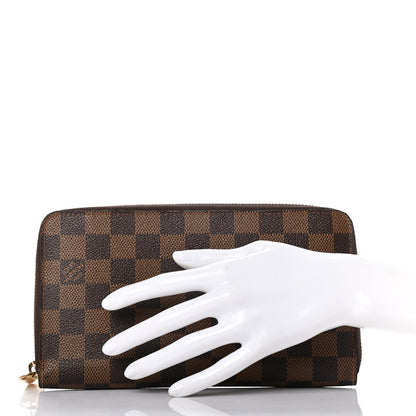 Louis Vuitton Damier Ebene Zippy Organizer Wallet 2 of 7
