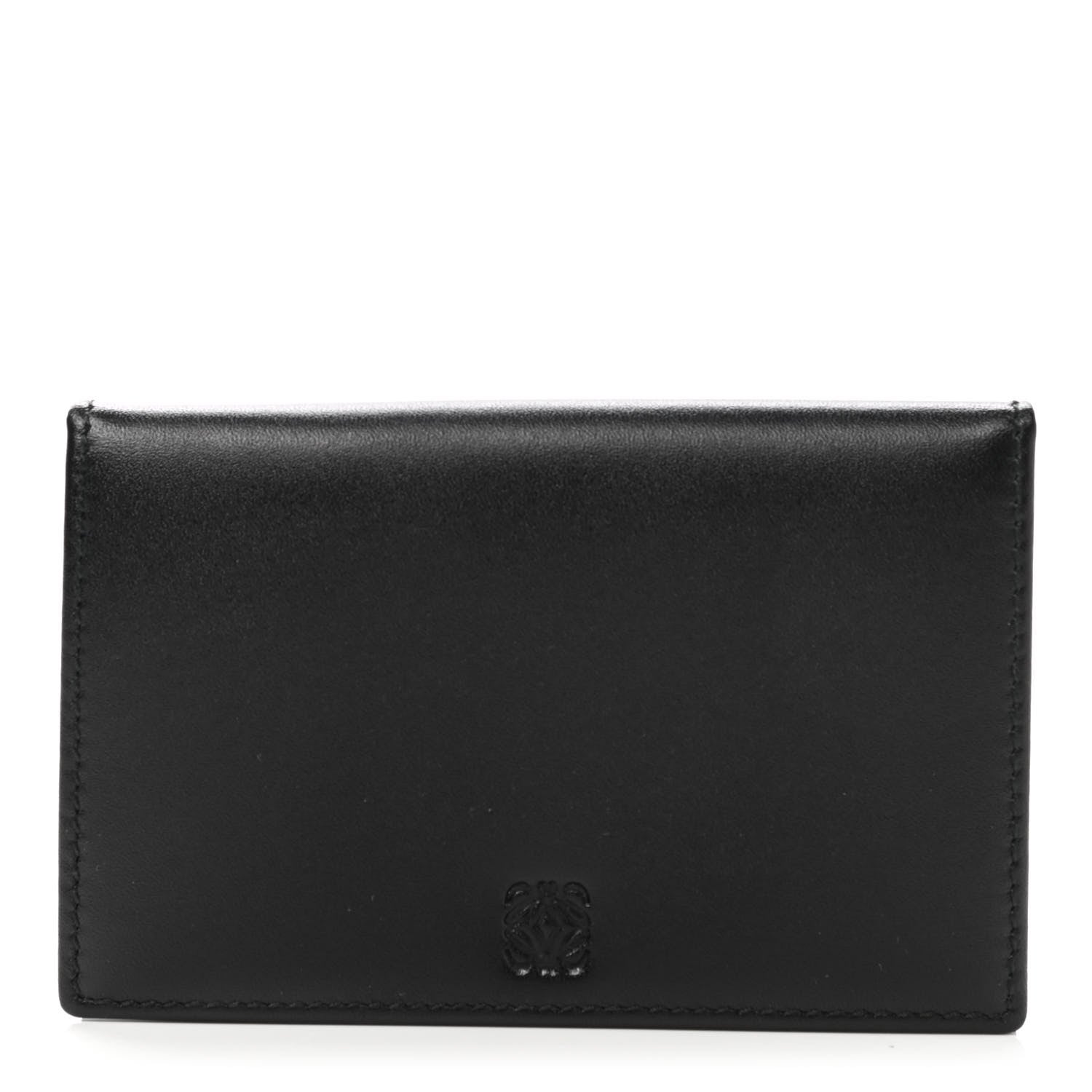 Loewe Calfskin Bi-Fold Wallet Black 1 of 7