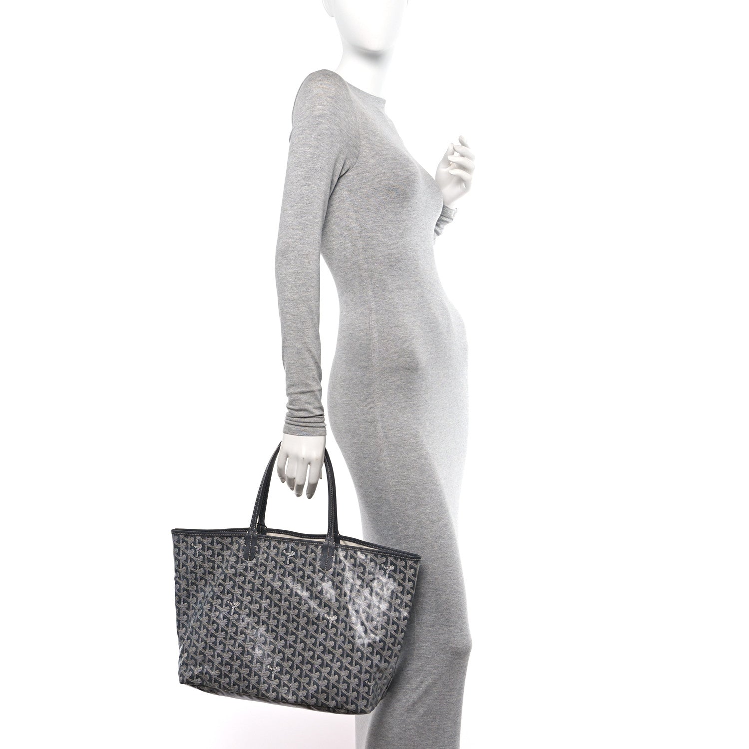 Goyard Goyardine Saint Louis PM Grey 2 of 8