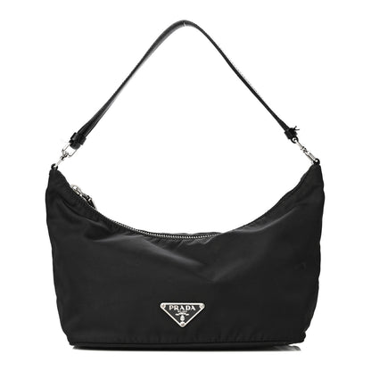 Prada Tessuto Nylon Pochette Bag Black 1 of 20