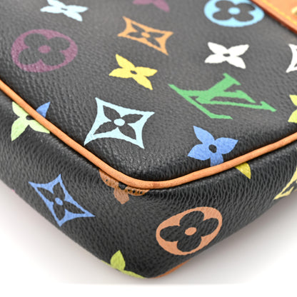 Louis Vuitton Monogram Multicolor Pochette Accessories Black 16 of 18