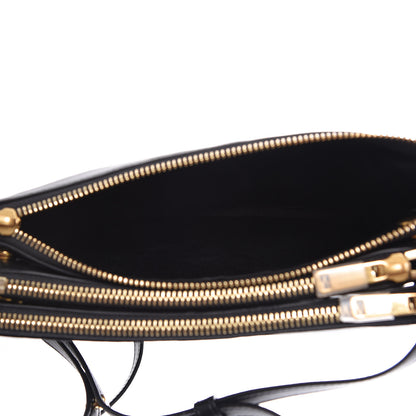 Celine Lambskin Small Trio Crossbody Bag Black 5 of 11