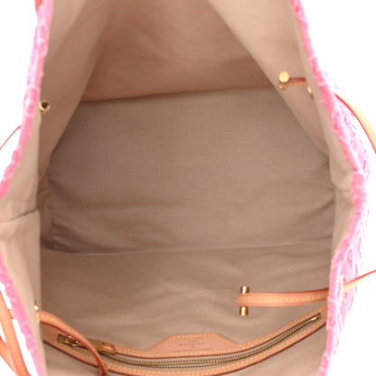 Louis Vuitton Monogram Denim Neverfull MM Rose 4 of 9