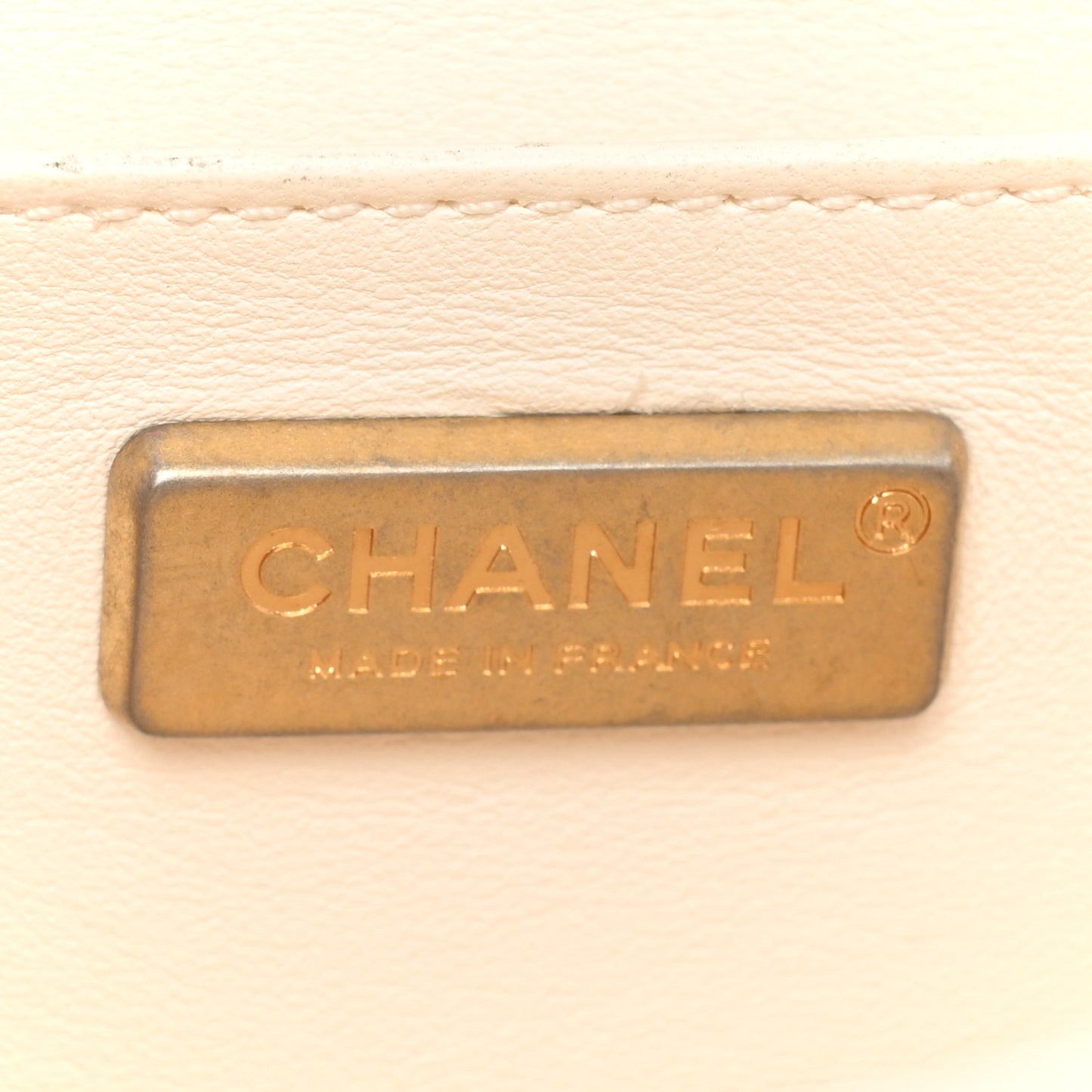 Snakeskin Medium Boy Flap White