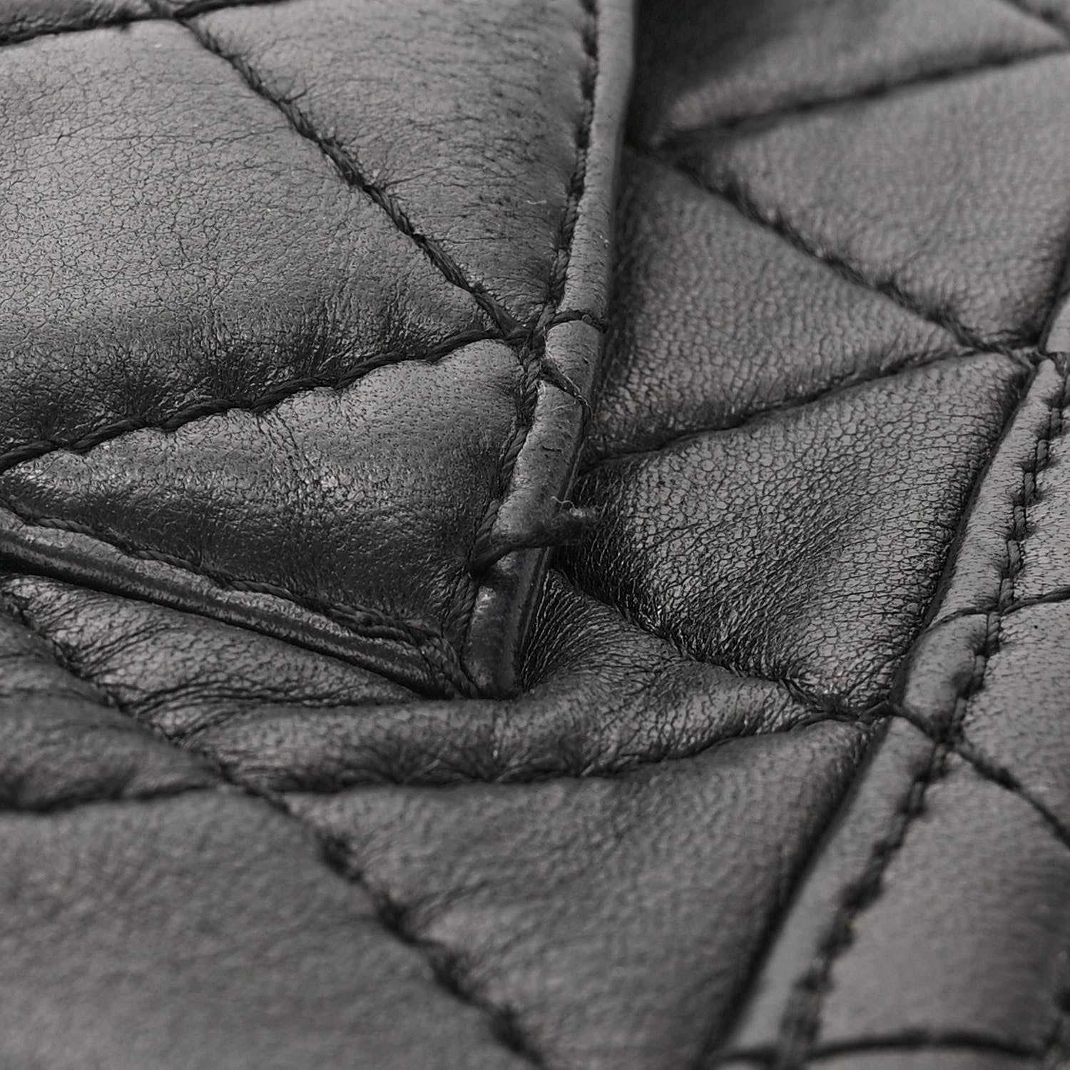 Chanel Lambskin Quilted Jumbo Icons Secret Label Flap Black 15 of 19