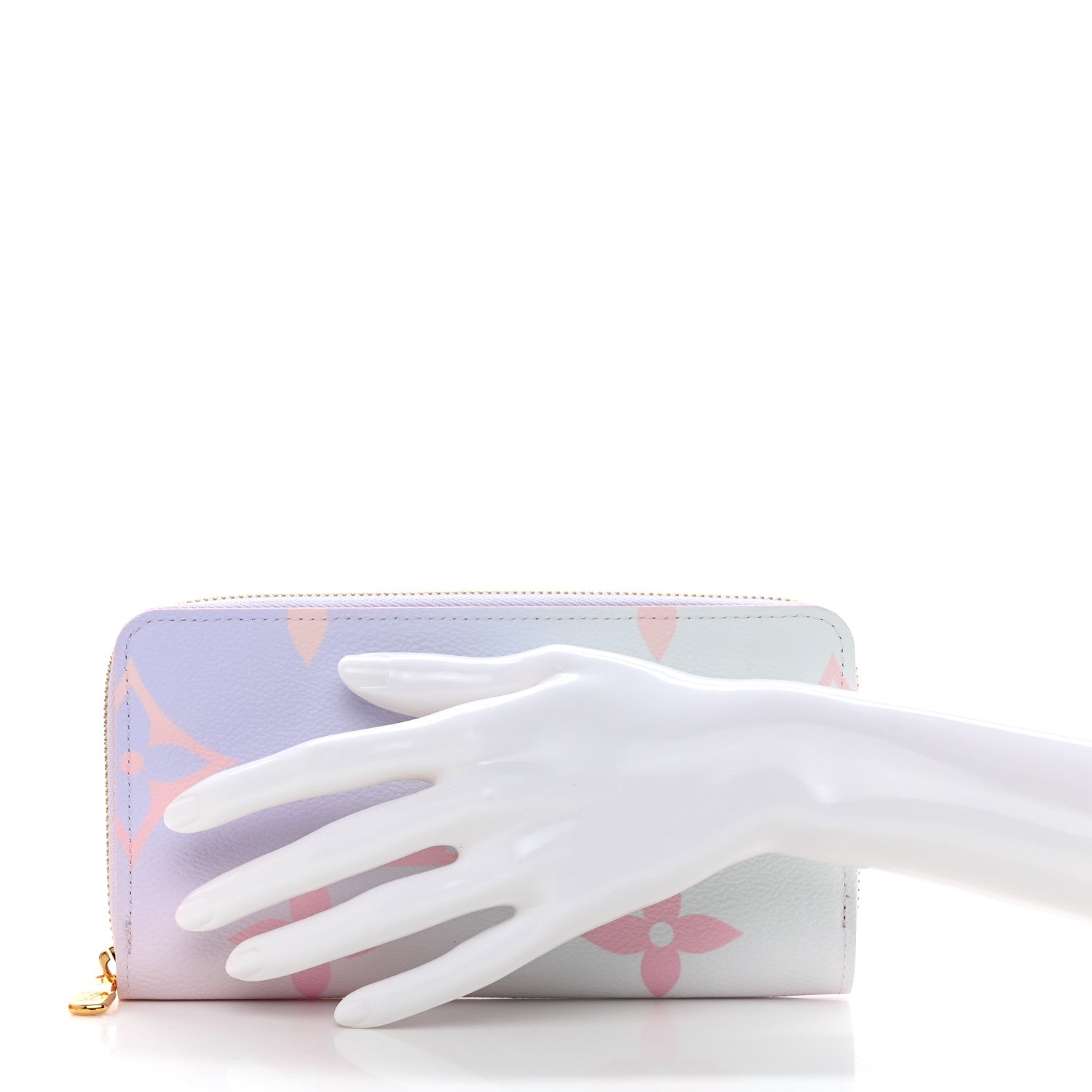 Louis Vuitton Monogram Giant Spring In The City Zippy Wallet Sunrise Pastel 2 of 7