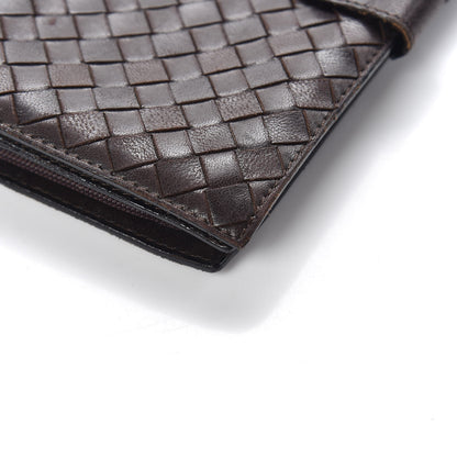 Bottega Veneta Nappa Intrecciato Continental Wallet Ebano 9 of 13