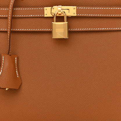 Hermes Epsom Kelly Sellier 25 Gold 8 of 11