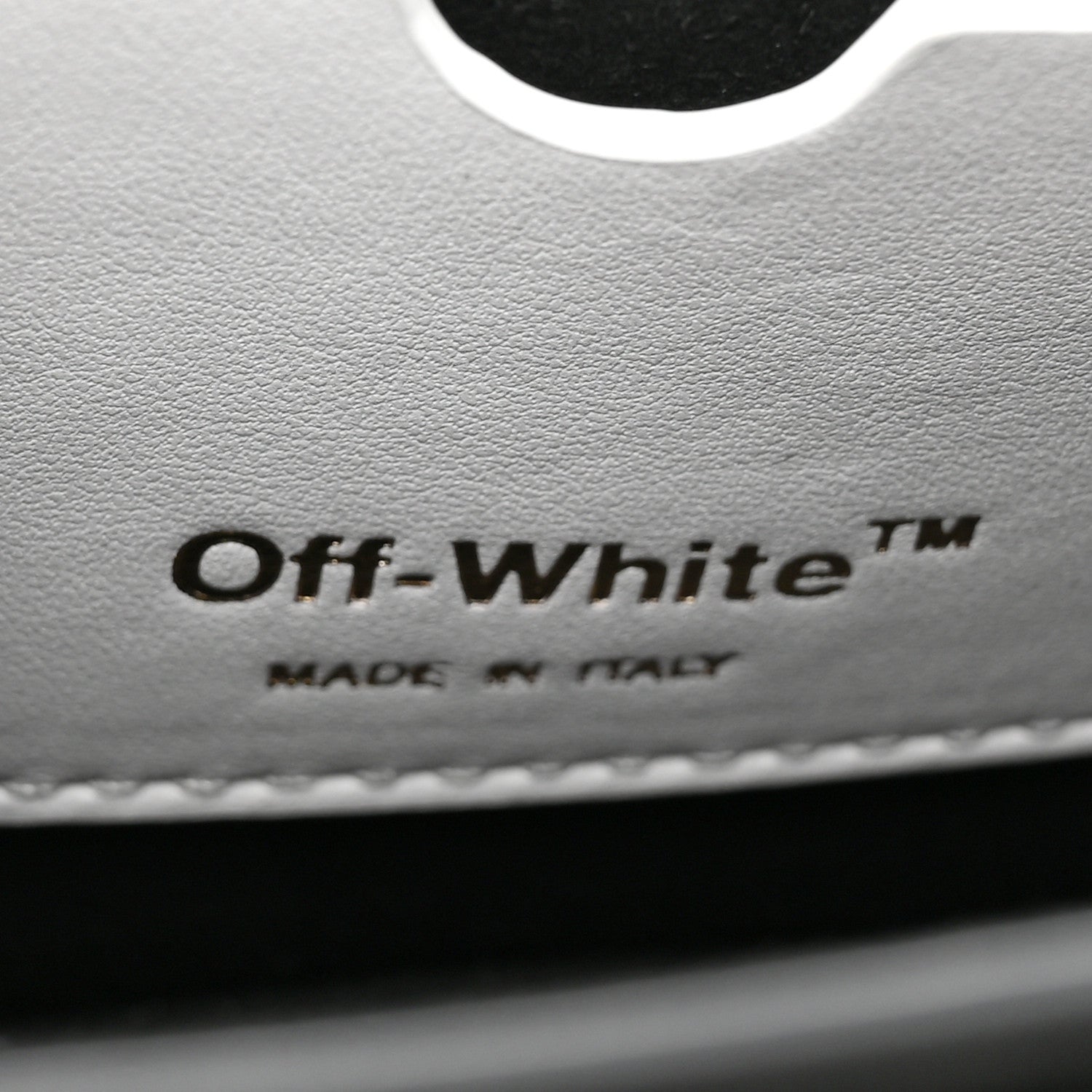 Off-White Calfskin Diag Binder Flap Bag White 7 of 13