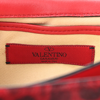 Valentino Garavani Calf Hair Leopard Print Va Va Voom Shoulder Bag Red 5 of 9