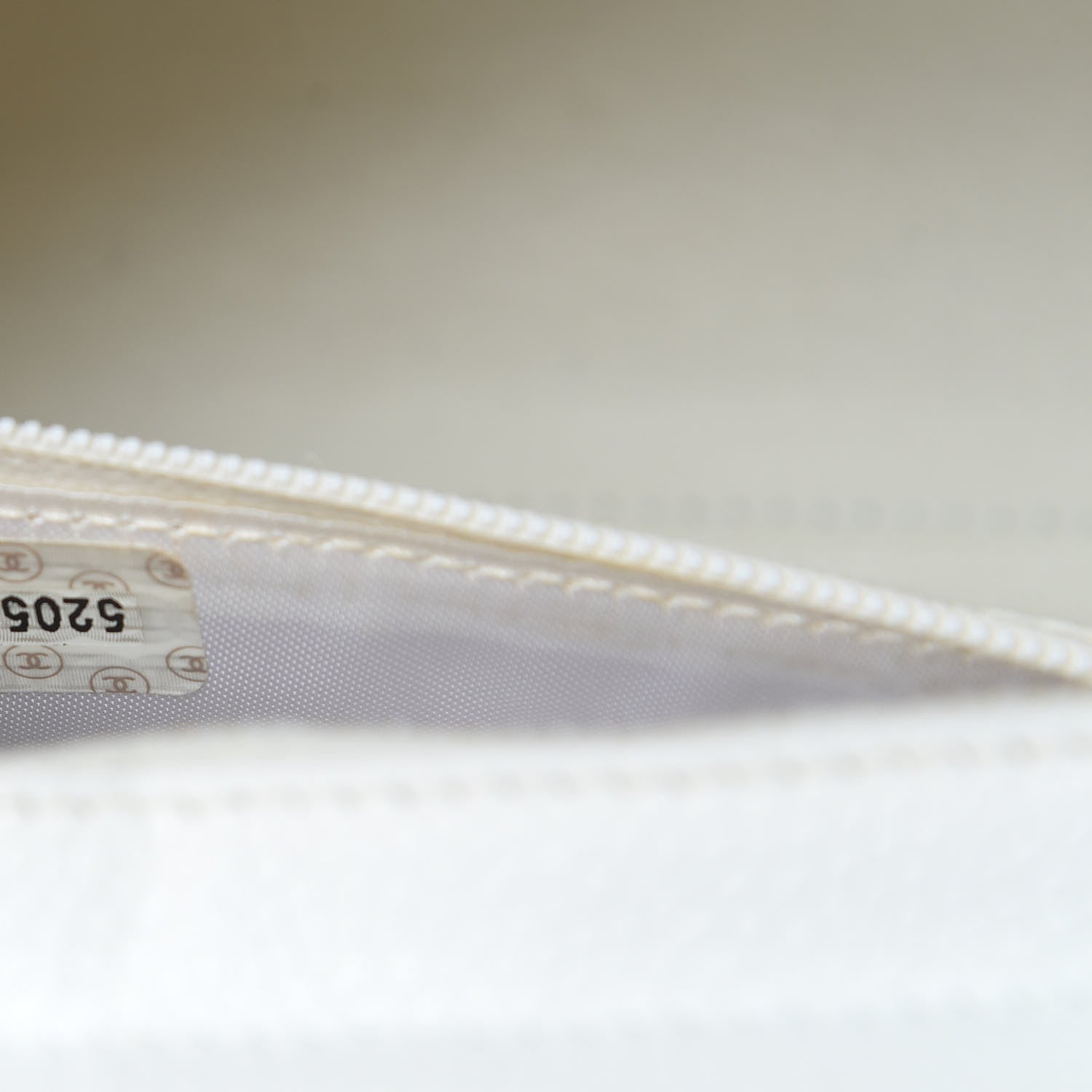 Chanel Caviar Quilted Top Handle Bag White 8 of 12