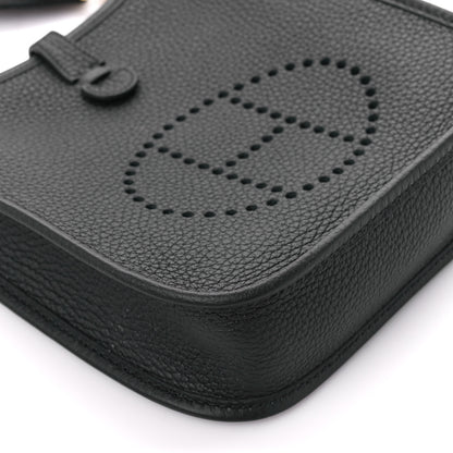 Hermes Taurillon Clemence Evelyne TPM Black 9 of 10