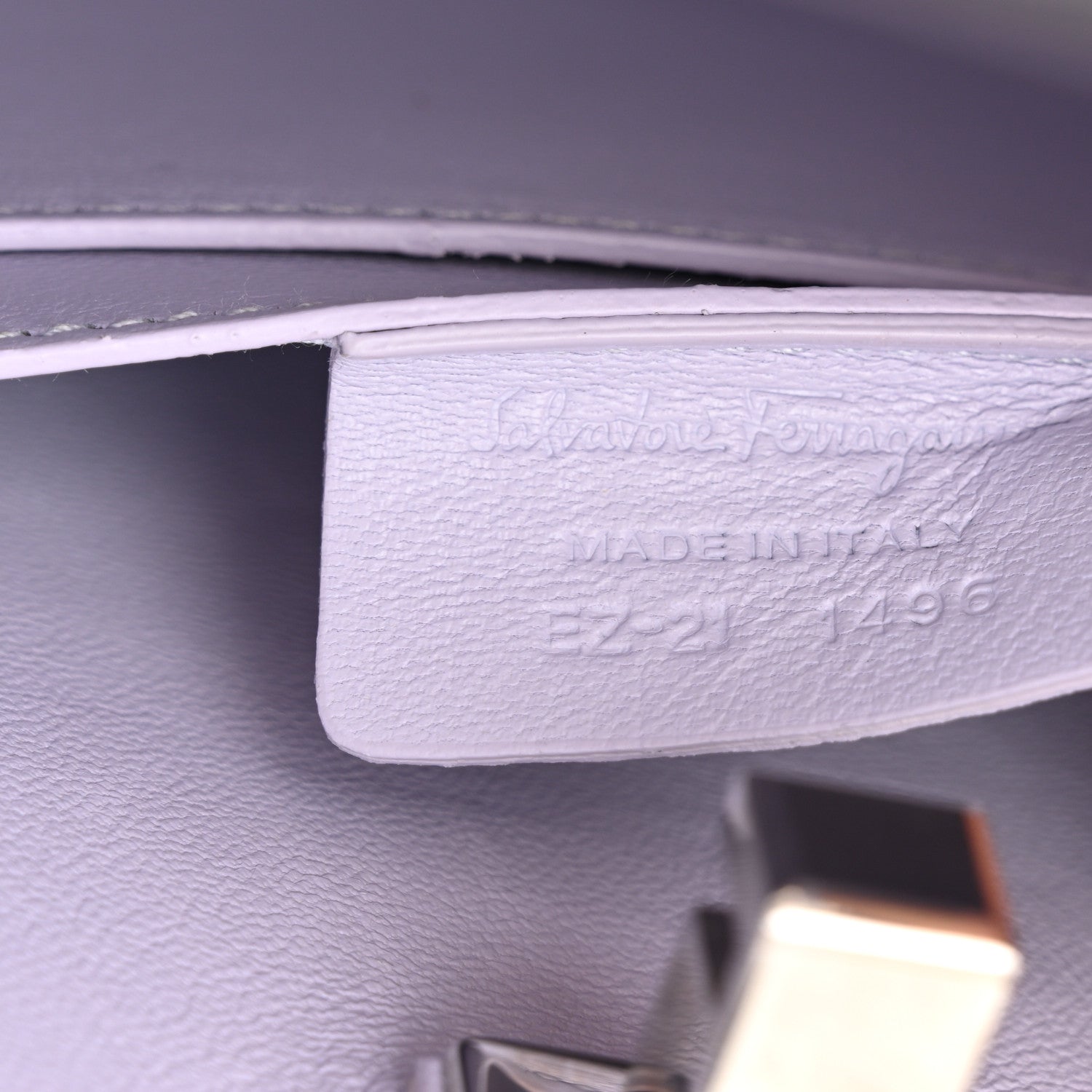 Salvatore Ferragamo Calfskin Floral Print Small The Studio Bag Mascarpone 6 of 11