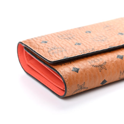 MCM Visetos Trifold Wallet Cognac 7 of 8