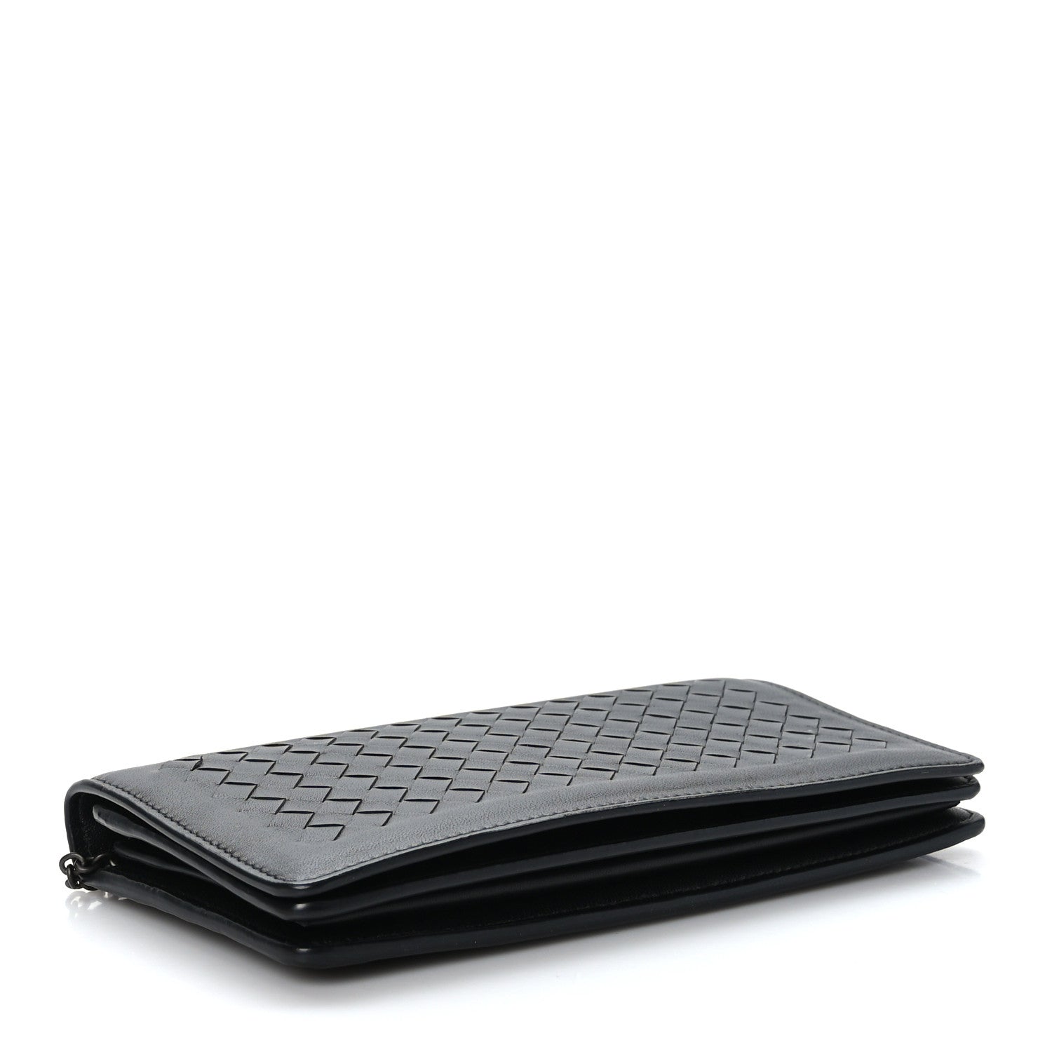 Bottega Veneta Nappa Intrecciato Continental Wallet on Chain Black 4 of 10