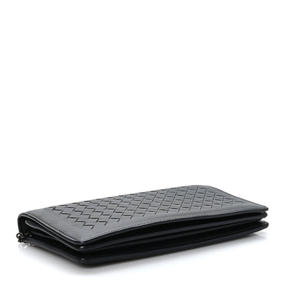Bottega Veneta Nappa Intrecciato Continental Wallet on Chain Black 4 of 10