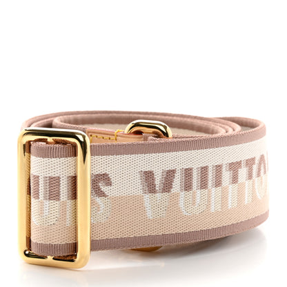 Louis Vuitton Jacquard Speedy Bandouliere 20 Shoulder Strap Beige 2 of 4