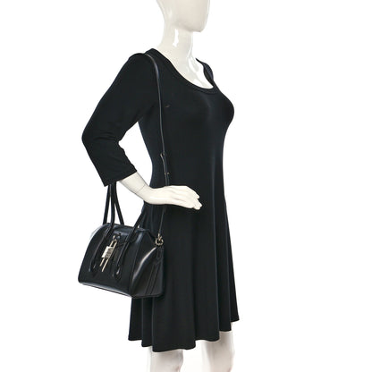 Givenchy Box Calfskin Mini Lock Antigona Shoulder Bag Black 2 of 8