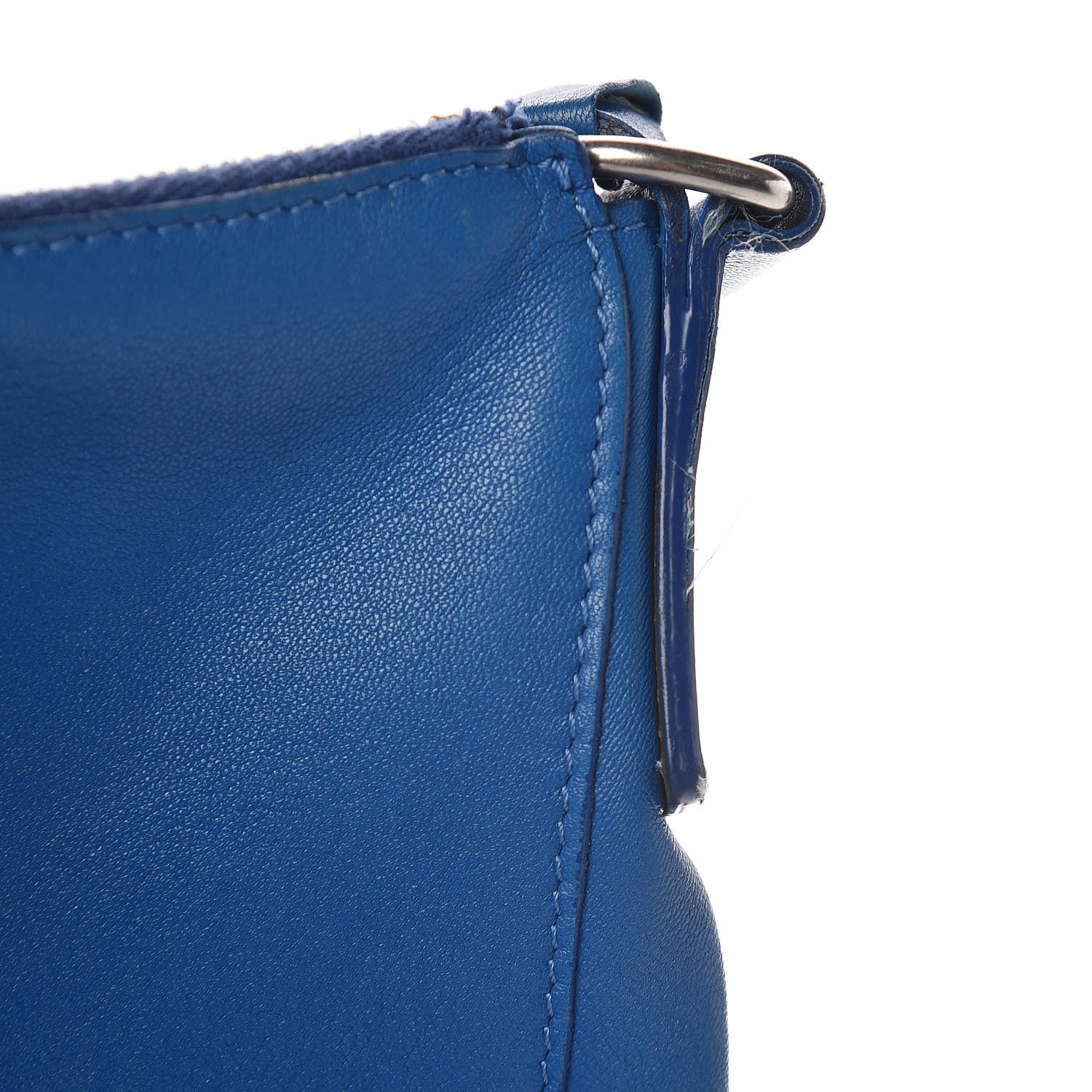 Celine Lambskin Crossbody Adjustable Bag Blue 8 of 13