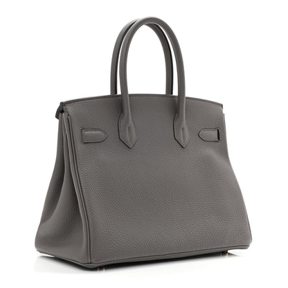 Hermes Togo Birkin 30 Etain 3 of 11