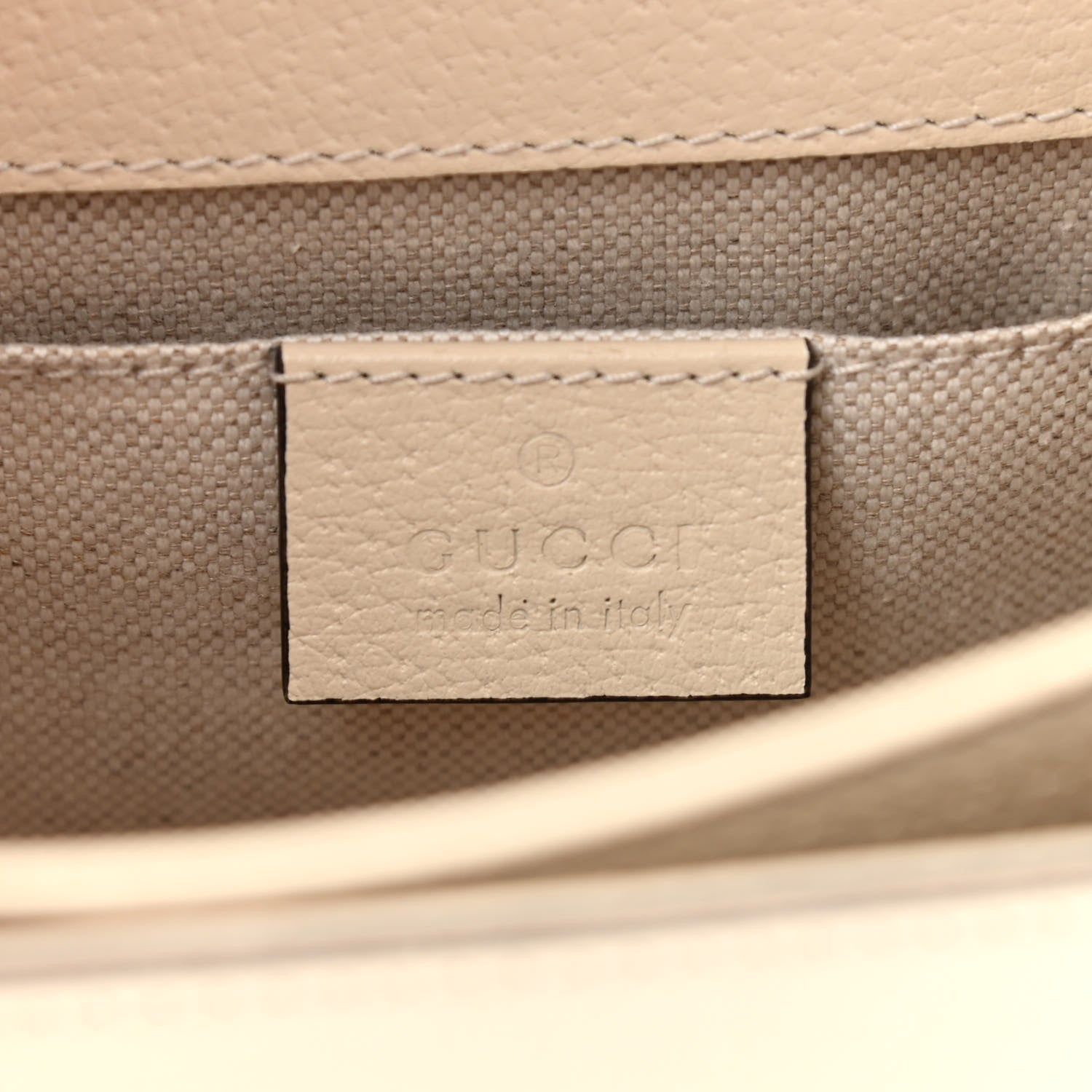 Gucci Textured Calfskin Crystal Bamboo Web Mini Dionysus Top Handle Bag Mystic White 6 of 11