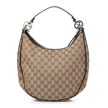 Gucci Monogram Medium GG Twins Hobo Black 1 of 9
