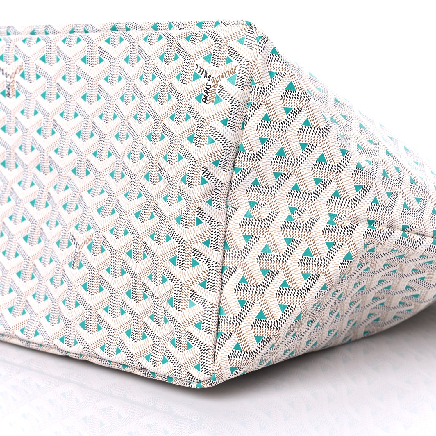 Goyard Goyardine Saint Louis Claire Voie GM White Opaline 8 of 8