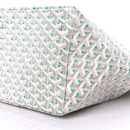 Goyard Goyardine Saint Louis Claire Voie GM White Opaline 8 of 8