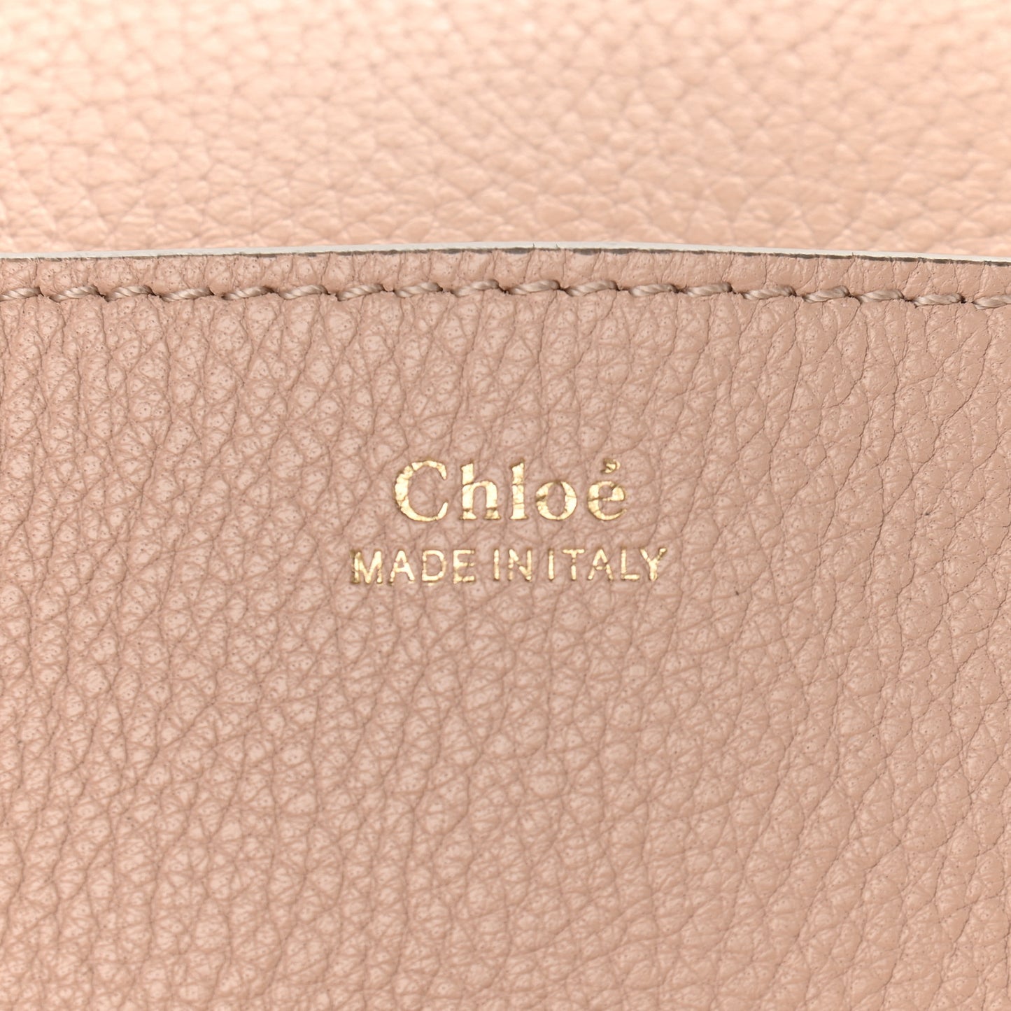 Grained Lambskin Mini Drew Shoulder Bag Cement Pink