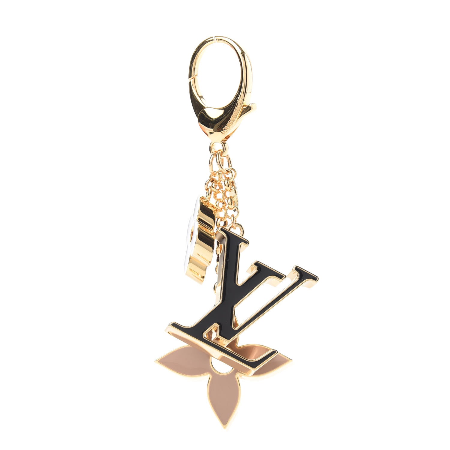 Louis Vuitton Fleur De Monogram Bag Charm Dore 1 of 5