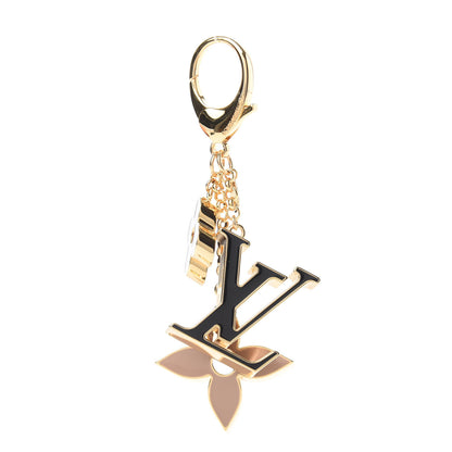 Louis Vuitton Fleur De Monogram Bag Charm Dore 1 of 5
