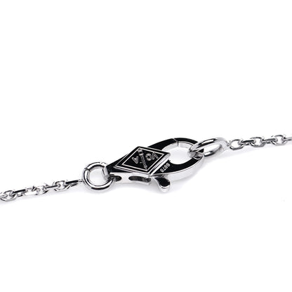 Van Cleef & Arpels 18K White Gold Diamond Mini Frivole Pendant Necklace 3 of 6