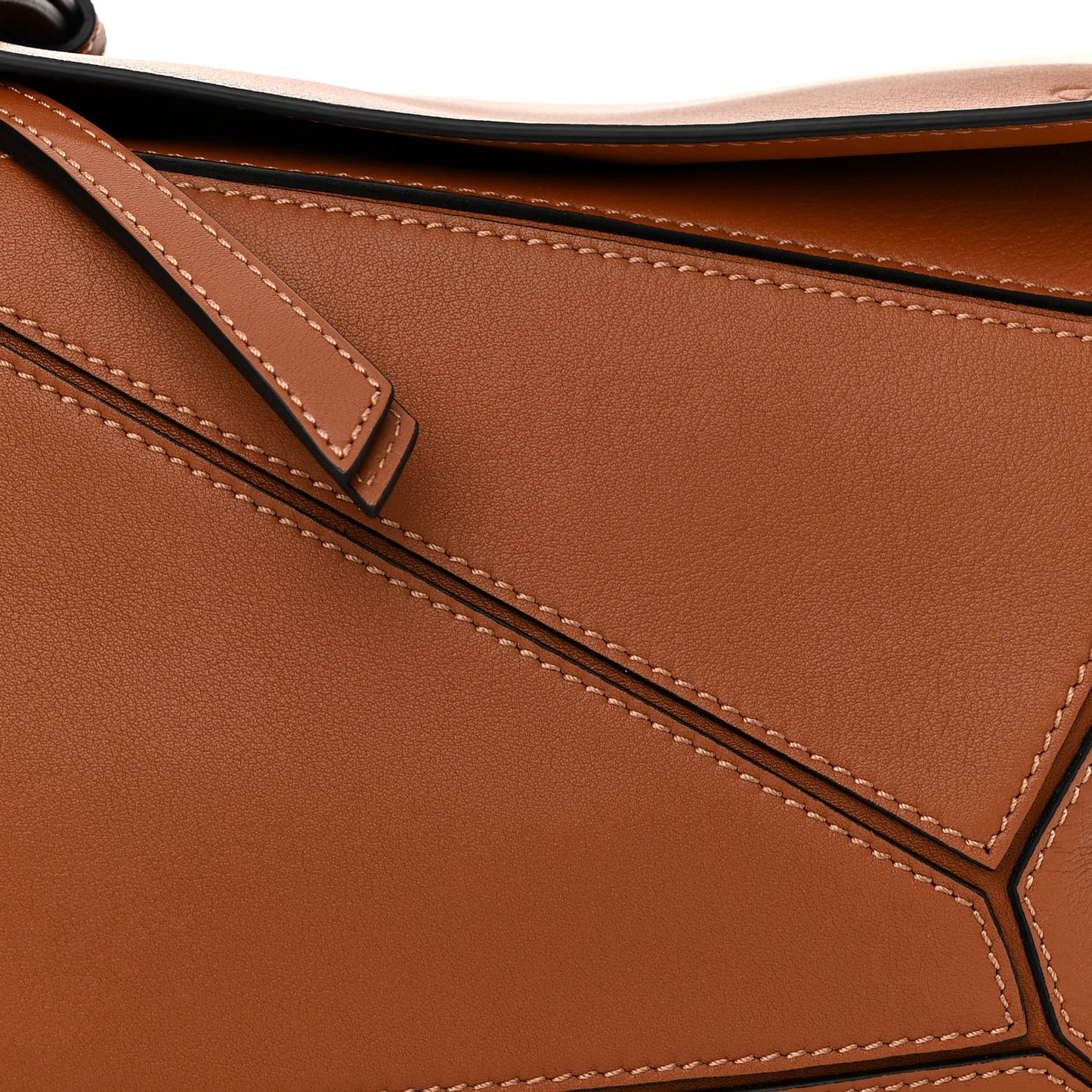 Calfskin Small Puzzle Bag Tan