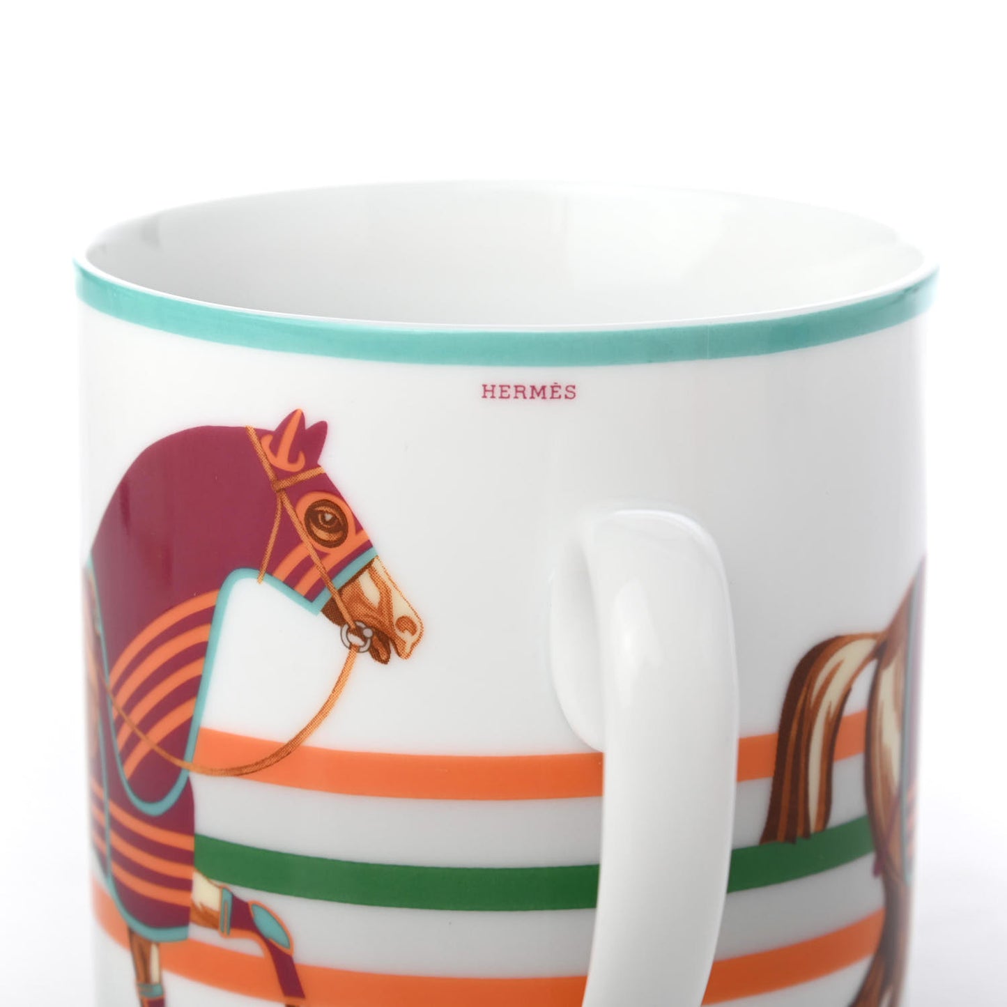 Porcelain Cheval A La Couverture Mug